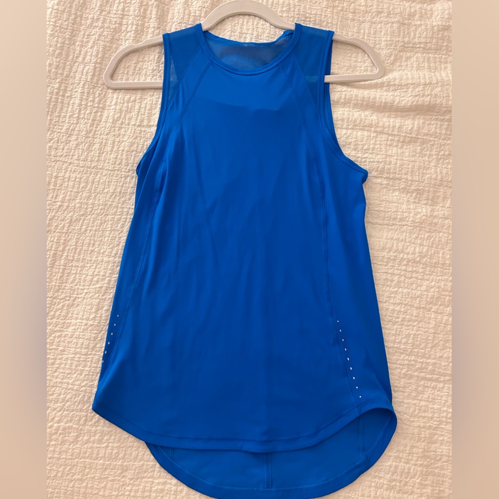 Lululemon Sculpt Tank poolside blue. Size 2.